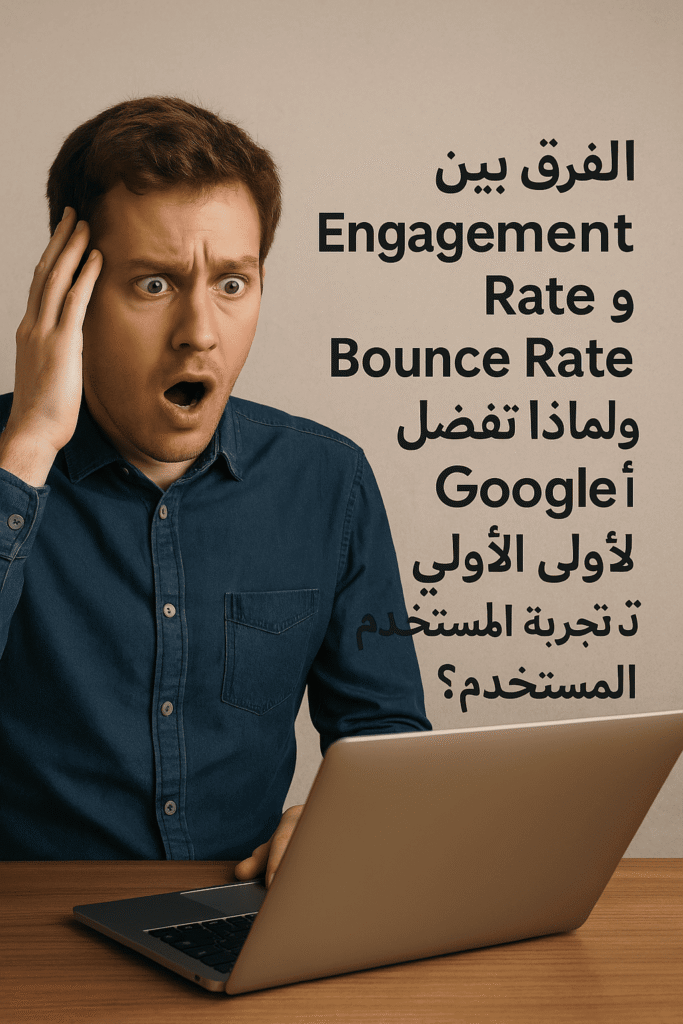 الفرق بين Bounce Rate و Engagement Rate - م.إسماعيل السعافين