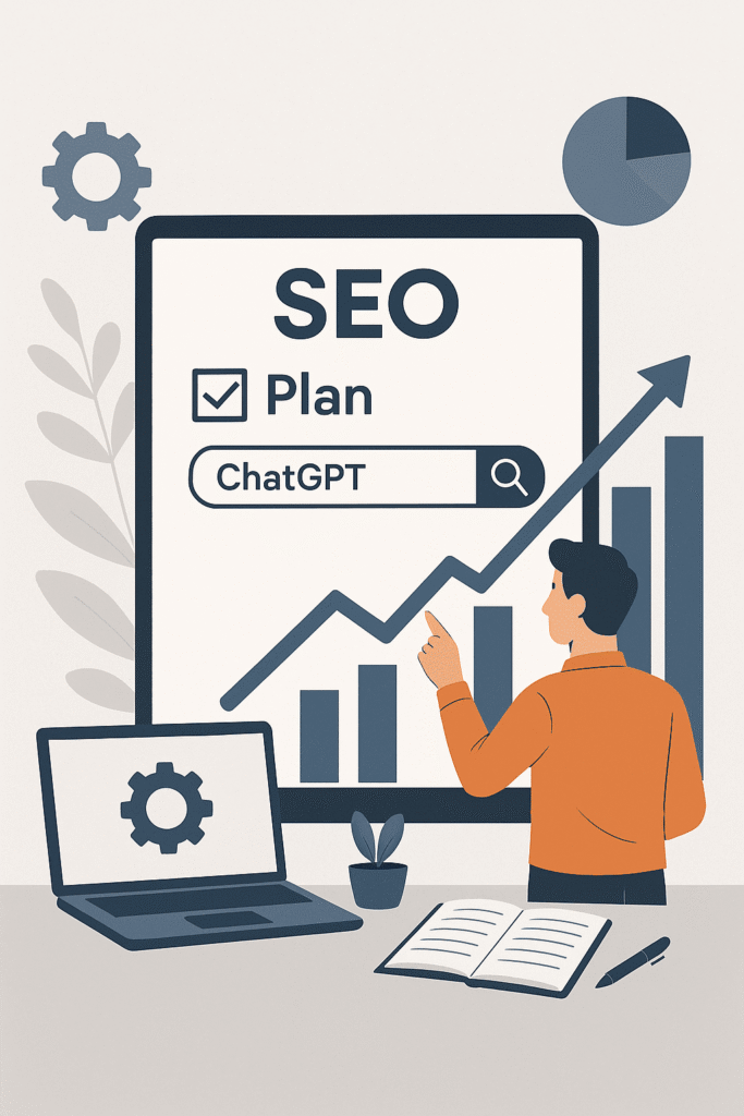 تنفيذ خطة SEO على شات جي بي تي - م.إسماعيل السعافين