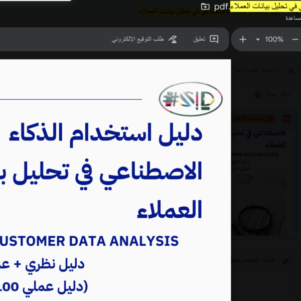 دليل استخدام الذكاء الاصطناعي في تحليل بيانات العملاء
